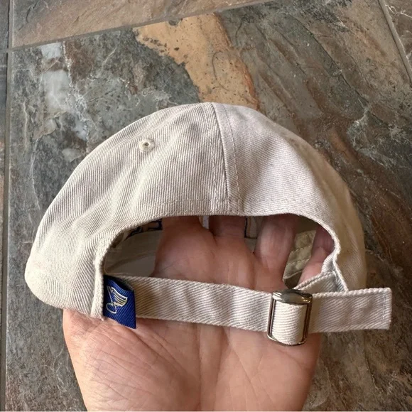 St. Louis Blues Vintage Drew Pearson Adjustable Hat NHL Hockey Cream - Picture 4 of 8